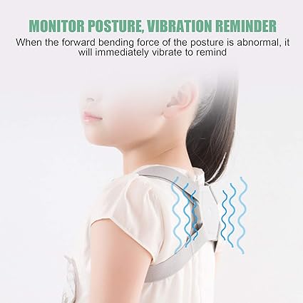 POSTURE CORRECTOR AND TRAINER..Smart Back Posture Corrector, Shoulder and Back Posture Band Posture Reminder with Smart Vibration Sensor Reminder for Kids Men and Women