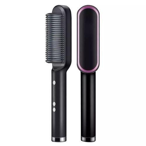 NEW DESIGN ELECTRIC HAIR STRAIGHTENER.2-in-1 Hot-Air Hair Styling Comb Straightener Hair Brush blow dry hair dryer Hot Brush Flat Iron.Children friendly hair straightner,