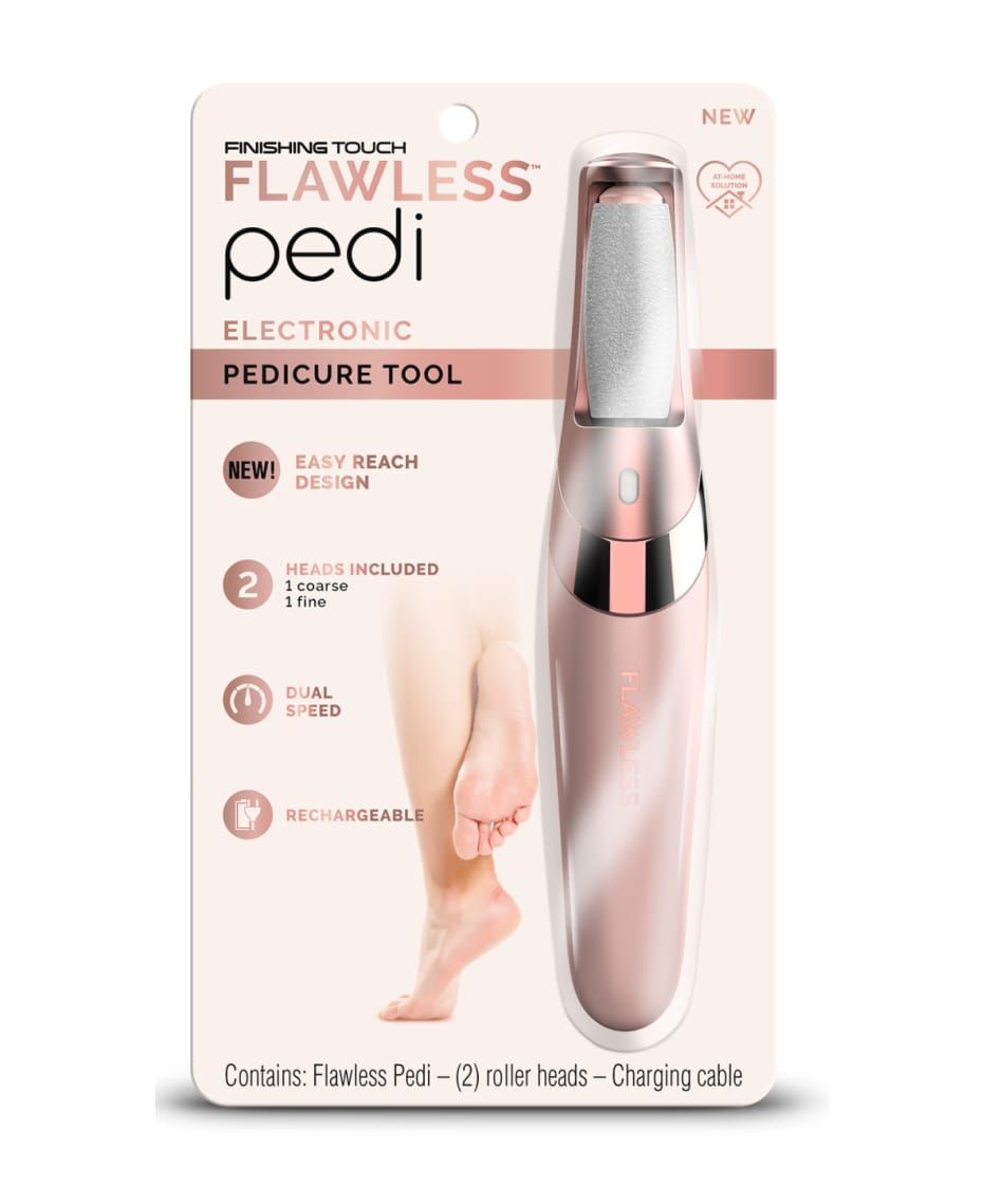 PEDI CALLUS REMOVER WITH EXTRA GRINDER TOOL..FINISHING TOUCH FLAWLESS PEDI ELECTRONIC TOOL FILE AND CALLUS REMOVER, PEDICURE