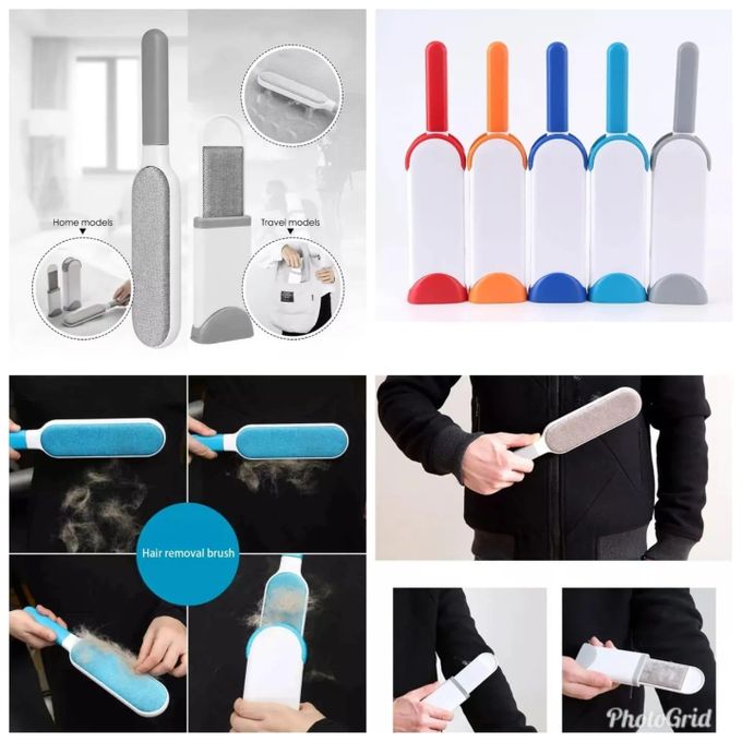 Pet Hair Remover for Clothes: Reusable Dog Cat Fur Lint Removal Brush for Clothes Furniture Couch Carpet Bed Car Seat - Self-Cleaning for Pet Owners (Fresh Blue, 1 Pack)