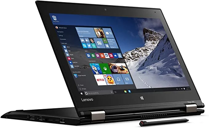 { With Stylus Pen} Refurbished Lenovo thinkpad yoga X260 core i5 6th Gen 8gb ram 256gb Screen display size 13.3 Inches Refurbished Lenovo Laptop Computer Notebook.