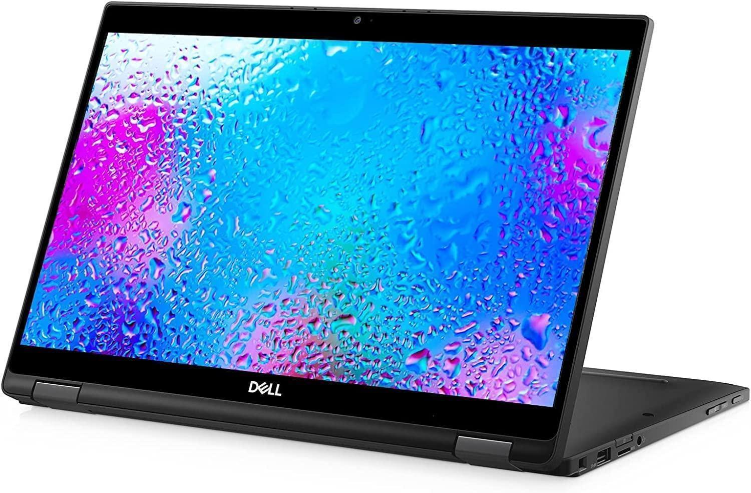 { Touchscreen } Refurbished Laptop Dell Latitude 7390 2 in 1 X360 Intel Core i5 8GB RAM, 256GB SSD 13.3 Inch Refurbished Laptop Computer windows 10 pro installed and activated plus complete charger