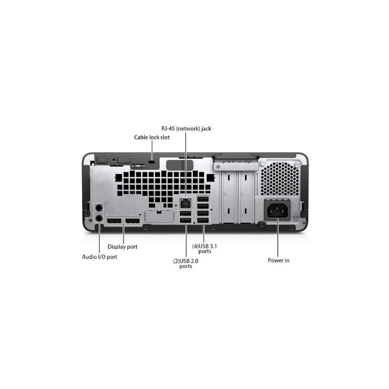 Refurbished Hp Elitedesk 800 g4 SFF IntelCore I5 8th gen 8gb ram 256gb  Refurbished Desktop Computer CPU Tower Only