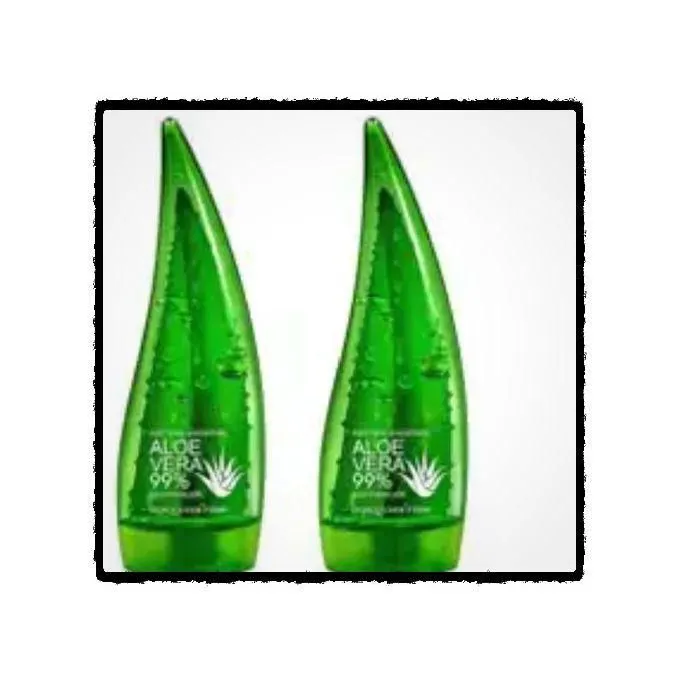 Fruit Of The Wokali Aloe Vera Soothing Gel Sunburn Repair Gel 99% Natural AloeVera Content Treat Sun Burns and Repairs Skin Faster Hydrating and Moisturizing Cream