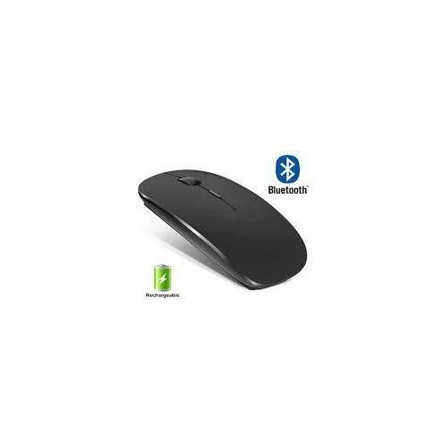 Wireless Rechargeable Mouse with Bluetooth and USB Dongle, Silent and Slim without click sound.