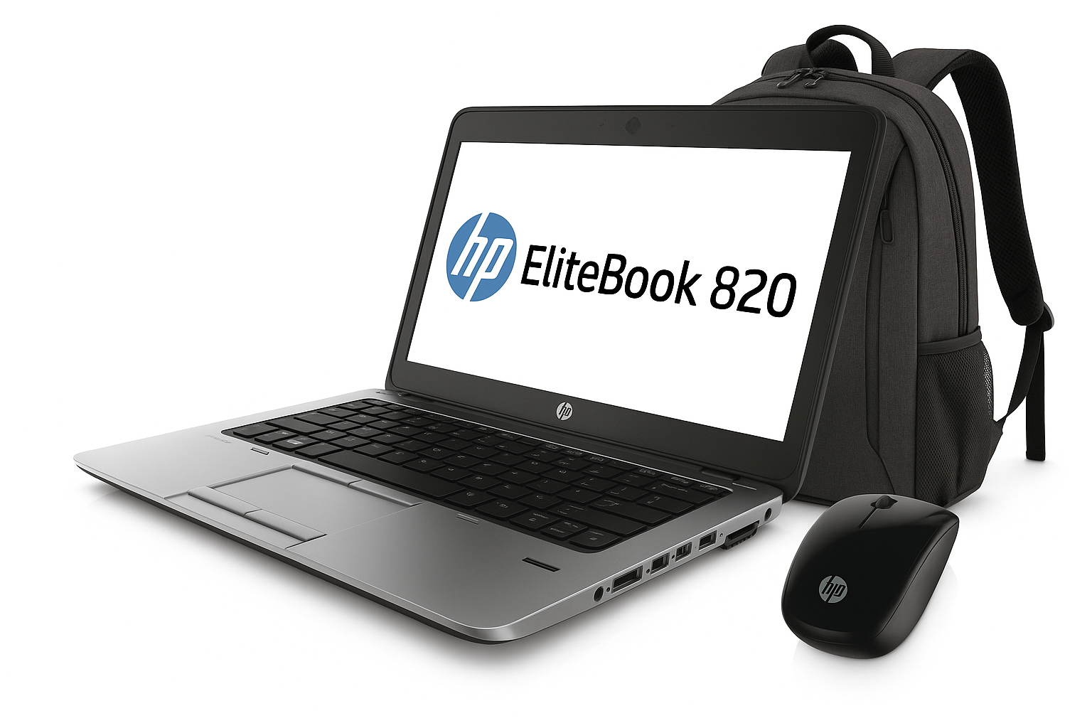 🔥 HP ELITEBOOK  820 G3 | INTEL CORE i5 | 8 GB RAM | 256 GB SSD | 6th GENERATION |13.3" DISPLAY | 1080p FHD | BACKLIT KEYBOARD🔥 | WINDOWS 11 Pro - SILVER  Ideal for Business + Bonus Wireless Mouse🖱