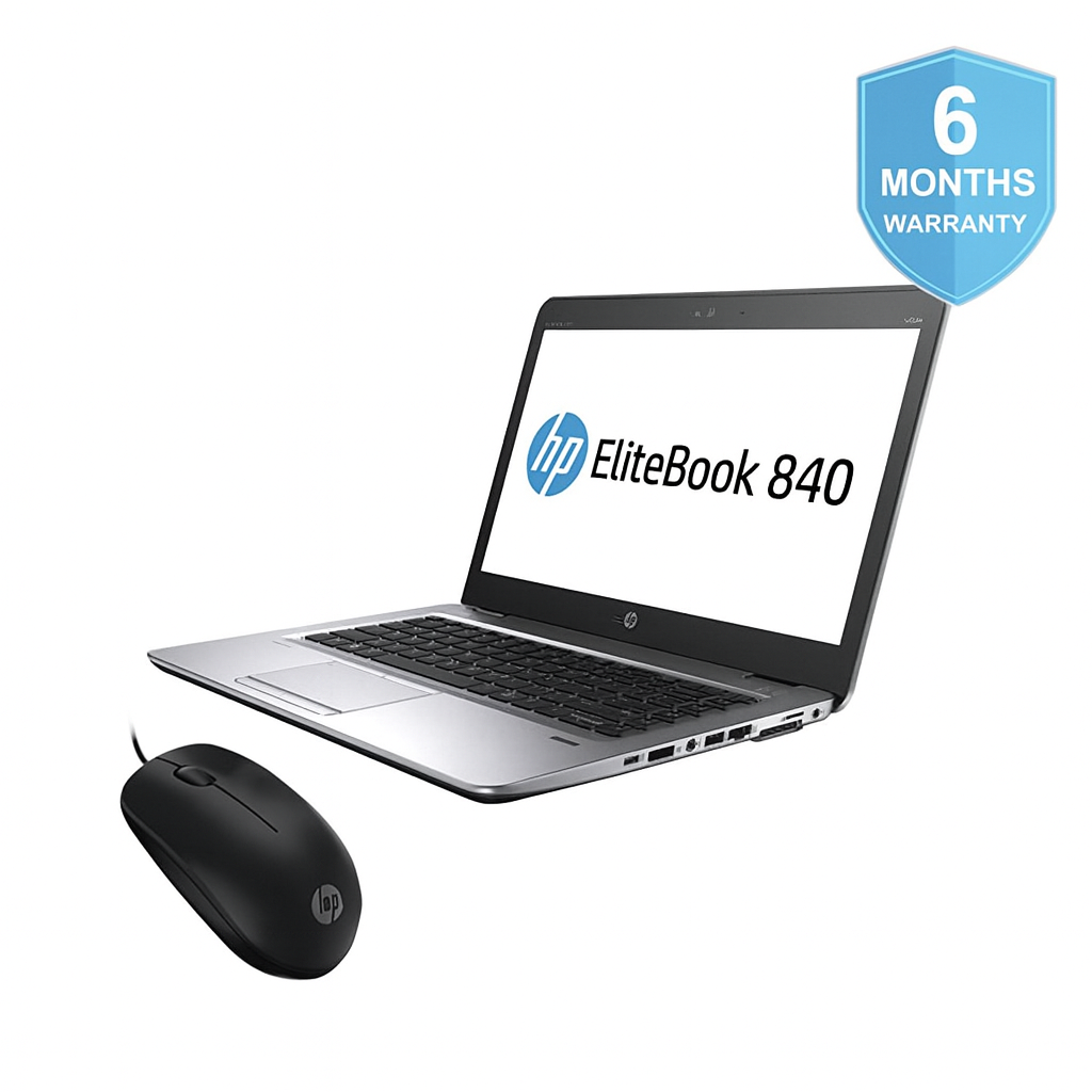 🔥HP Elitebook 840 G1 | Intel Core I5 | 8GB RAM | 500 GB HDD |14" Display | 1080p FHD | Ideal for Business, OFFICE  & School + Bonus Mouse 🖱 - Black