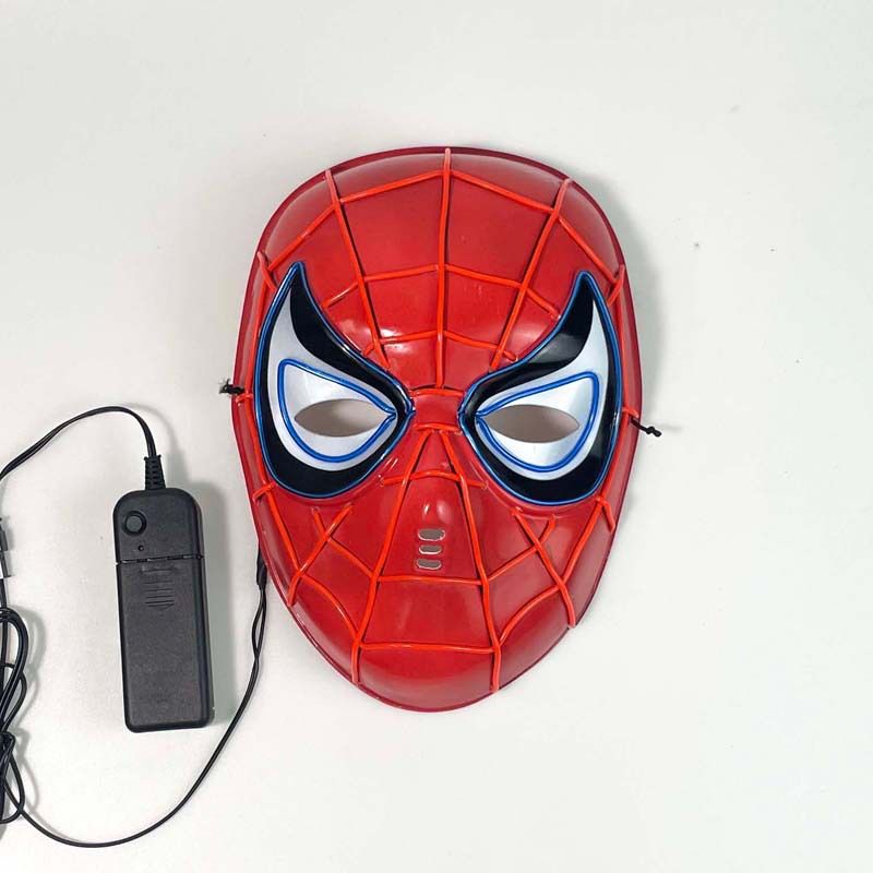 LED Mask Party performance props Luminescence The Avengers Lron Man Hulk Captain America Spider-man Batman