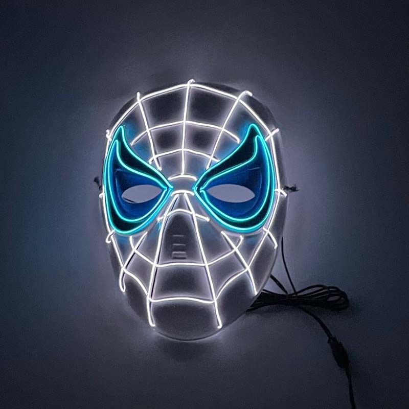 LED Mask Party performance props Luminescence The Avengers Lron Man Hulk Captain America Spider-man Batman