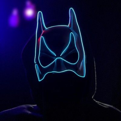 LED Mask Party performance props Luminescence The Avengers Lron Man Hulk Captain America Spider-man Batman