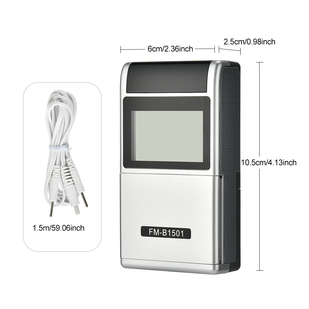15 Modes 4 Output Electric EMS TENS Machine Muscle Stimulator with Electrode Pads Health Care