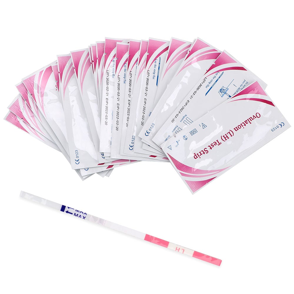 20PCS Ovulation Urine Test Strip LH Tests Kit First Response Ovulation kits Over 95% Accuracy Earliest Detection