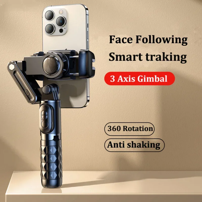 Handheld for Gimbal Phone Bluetooth Handheld Stabilizer with Tripod Selfie Stick Folding Gimbal for Xiaomi iPhone Smartphone New