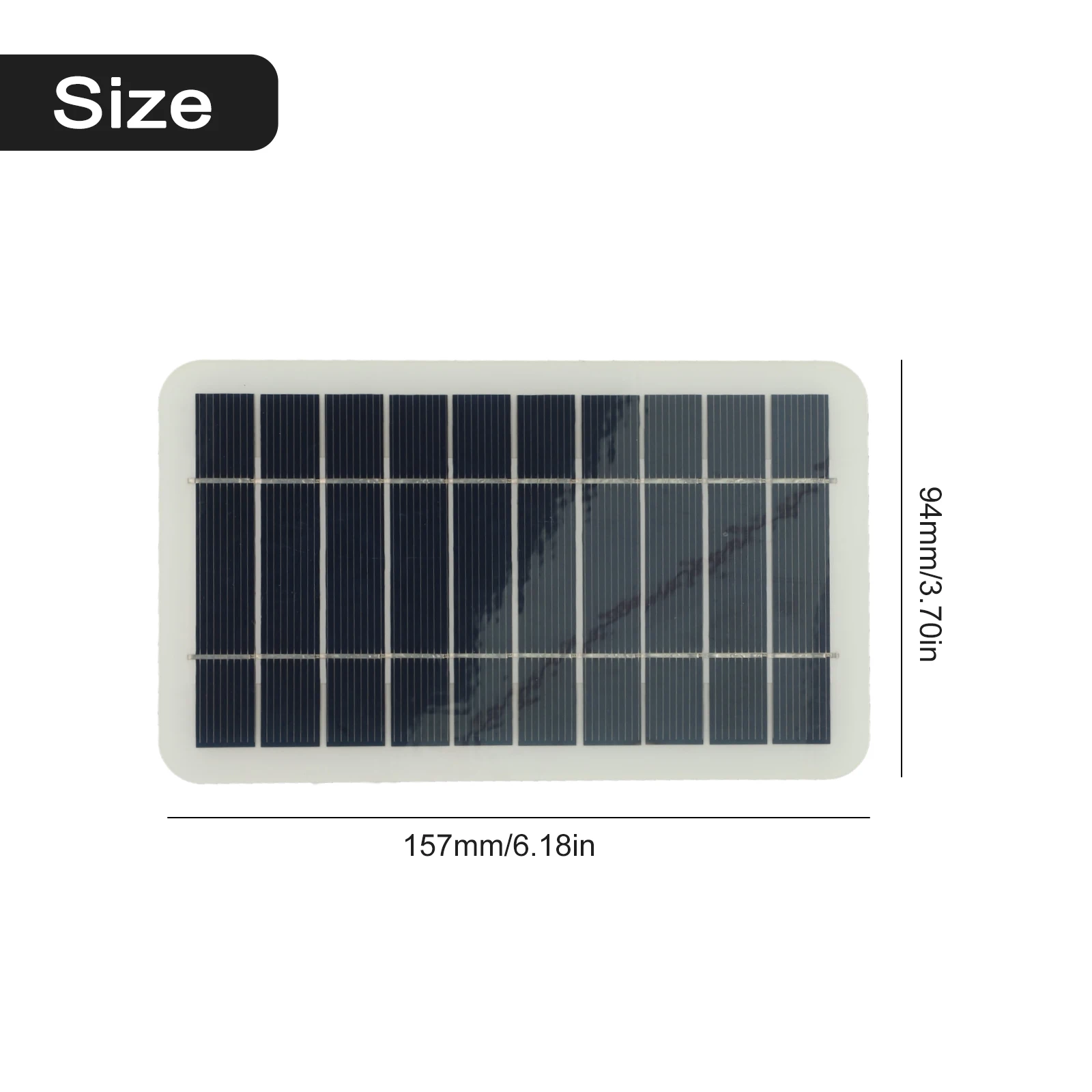 Solar Chargers Portable Solar Panel 5V 5W Portable Solar Panel With USB Safe Charging Stabilizer Battery Charger For Outdoor Camping Phone Charger