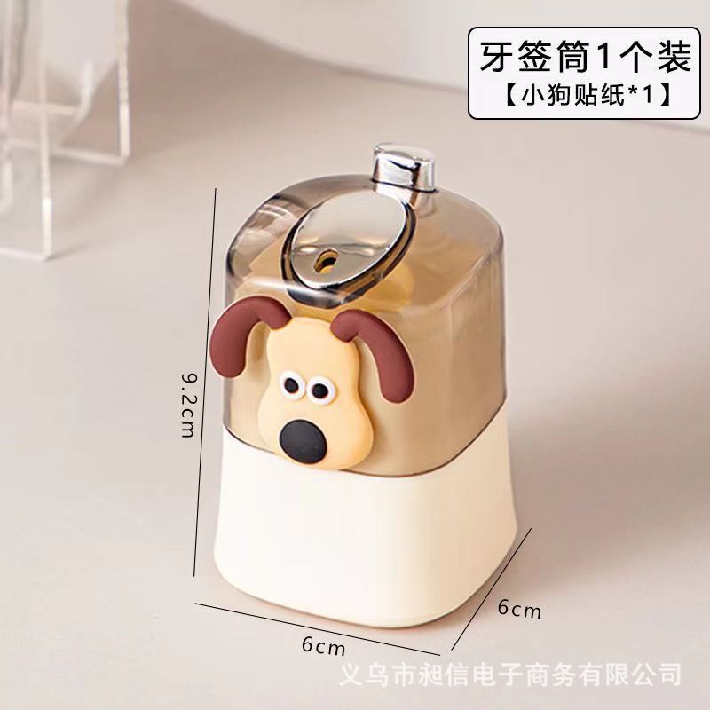Creative Toothpick Storage Box Automatic Pop-up Toothpick Box Home Living Room Dining Room Push-type Toothpick Holder