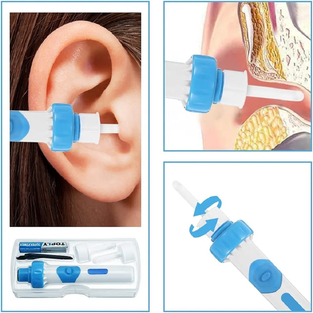 Electric Earpick for Children and Adults Electric Earpick for Earwax Ear Cleaner Earpick for Children