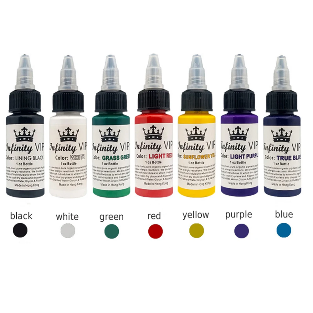 30ML Semi Permanent Natural Plant Tattoo Pigment Permanent Makeup Tattoos Ink Pigment