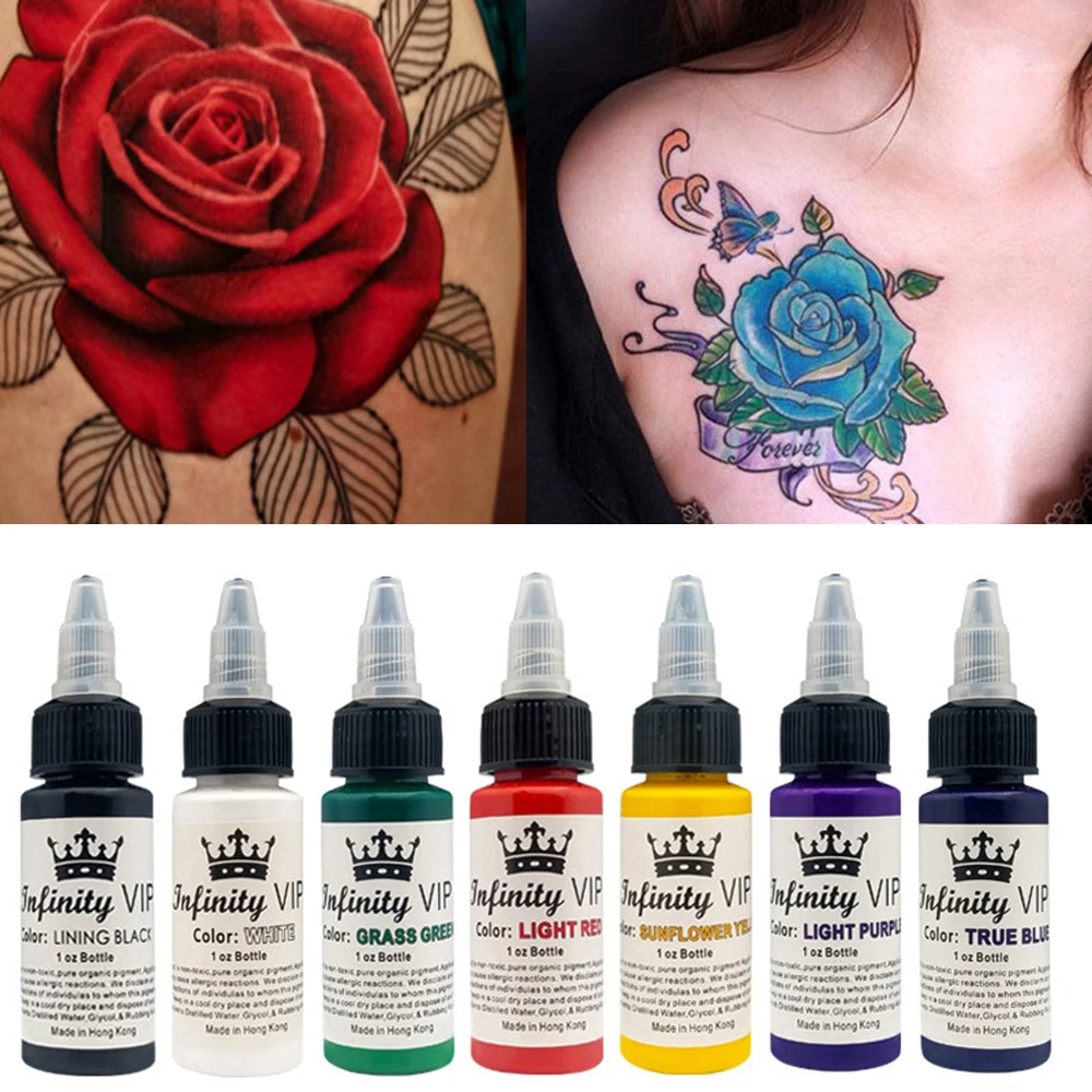 30ML Semi Permanent Natural Plant Tattoo Pigment Permanent Makeup Tattoos Ink Pigment