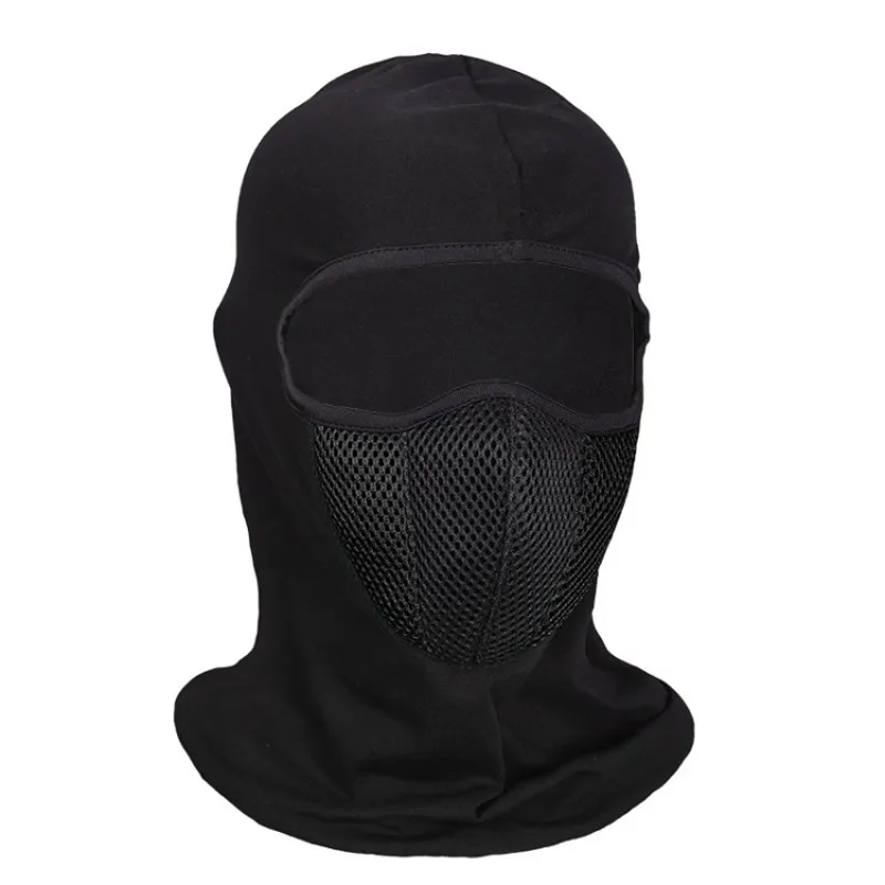 Breathable Motorcycle Full Face Mask Motorbike Cycling Bike Mask Motocross Helmet Hood Moto Riding Neck Face Mask Hats Caps