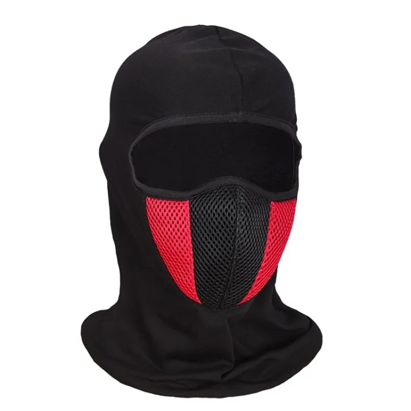 Breathable Motorcycle Full Face Mask Motorbike Cycling Bike Mask Motocross Helmet Hood Moto Riding Neck Face Mask Hats Caps