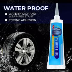 1/2Pcs Tire Repair Black Glue Liquid Strong Rubber Wear-resistant Non-corrosive Adhesive Instant Bond Leather