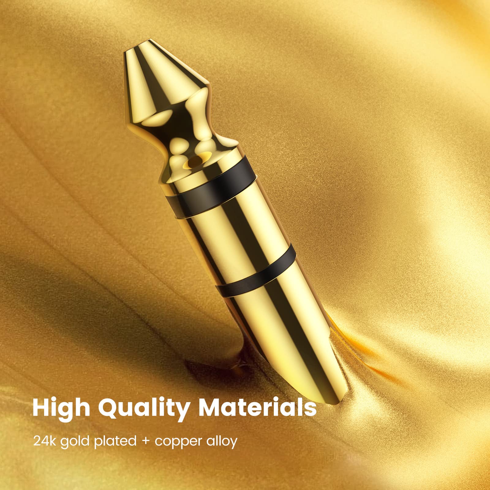 6.35mm 1/4 Male to 3.5mm 1/8 Female Stereo Headphone Adapter Audio Jack Plug Gold Plated for Speaker Headphone Guitar Digital Piano Amp