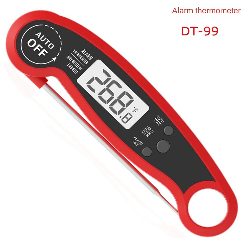 Household barbecue and baking kitchen meat folding portable digital thermometer probe Instant Read Meat Thermometer for Cooking, Fast & Precise Digital Food Thermometer with Backlight, Magnet