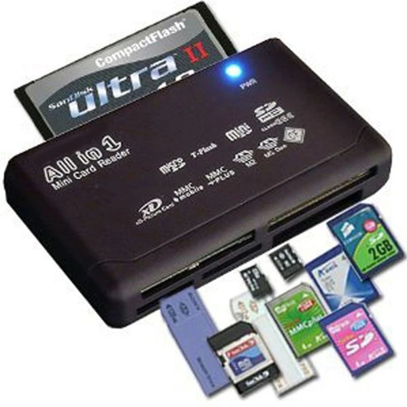 For 21Kinds Of Memory Card Reader For USB External Mini Read And For Write Flash Memory Card Dropshipping