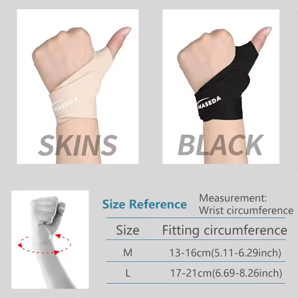 Ultra Thin Compression Thumb Wrist Strap Tendonitis Tendonitis Carpal Tunnel Arthritis Sports Basketball Volleyball Brace