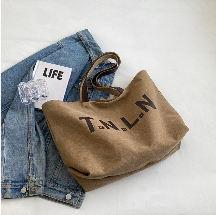 Fashion Canvas Bags Casual Shopping FBK Delivery Fast Large Capacity Shoulder Bag Women's Tote Bag