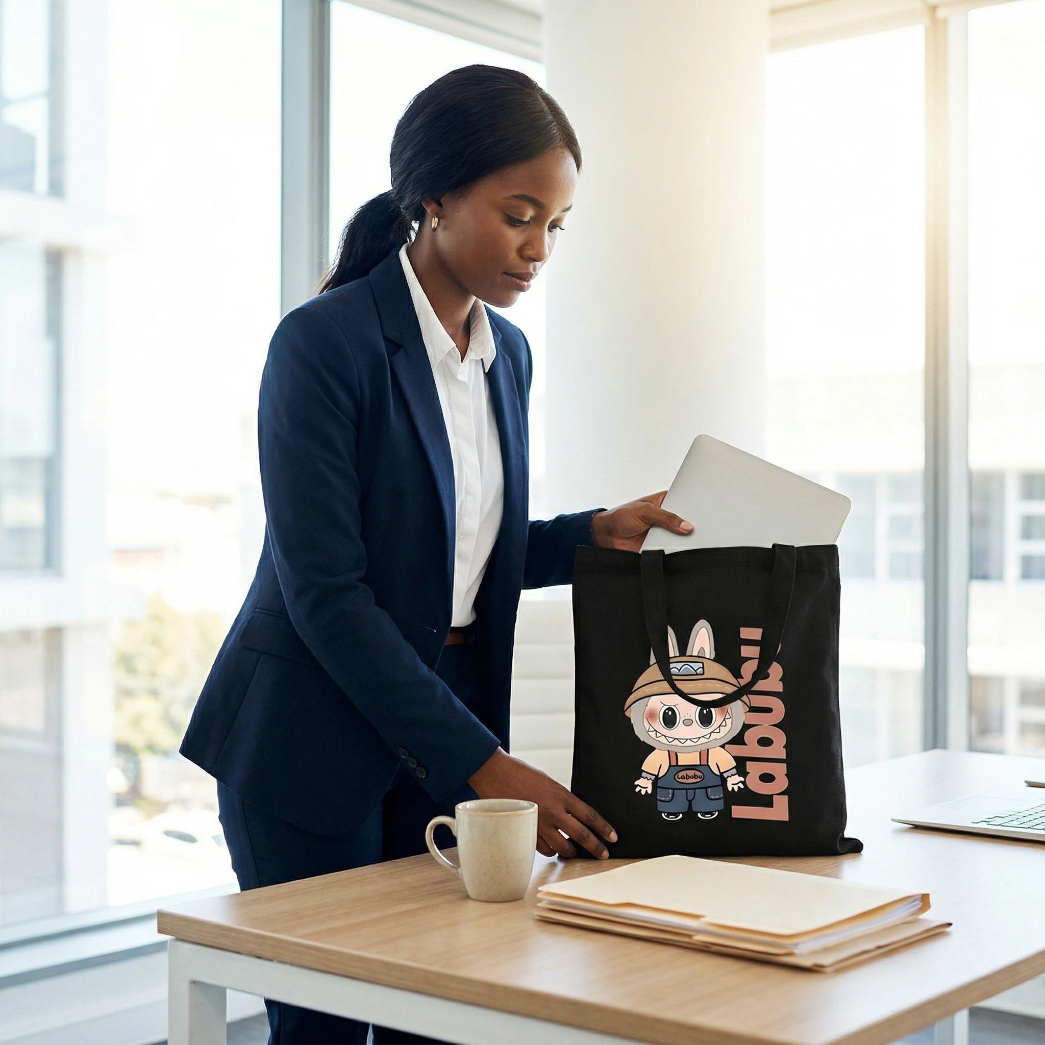 Canvas Tote Bag for Women Large Capacity Shoulder Bag Fashion Casual Durable Daily Handbag Shopping Bag FBK