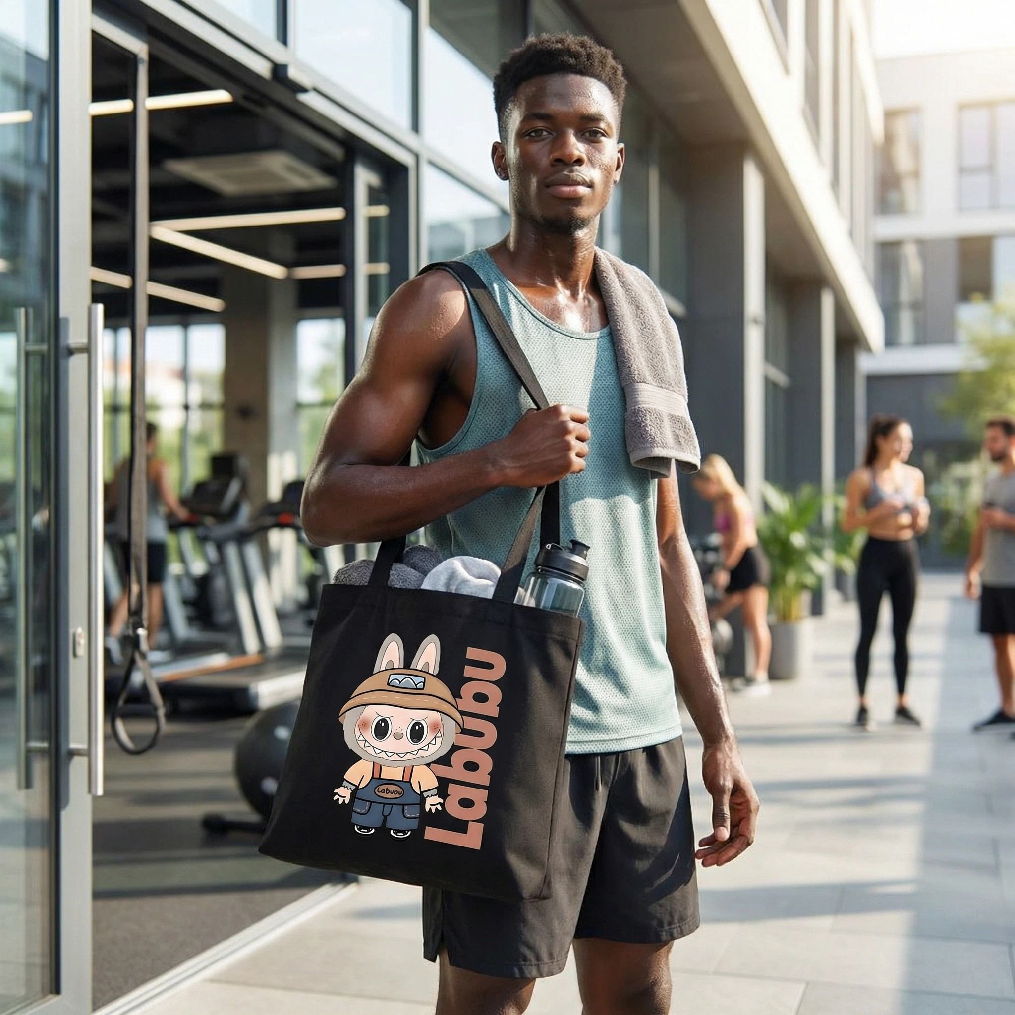 Canvas Tote Bag for Women Large Capacity Shoulder Bag Fashion Casual Durable Daily Handbag Shopping Bag FBK