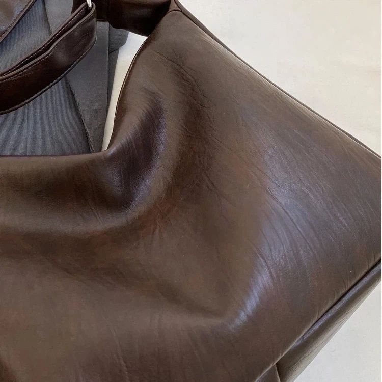 Women PU Leather Tote Bag Large Capacity with Zipper Multi-purpose Shoulder Bag Casual Daily Handbag for Shopping Work Travel Toy