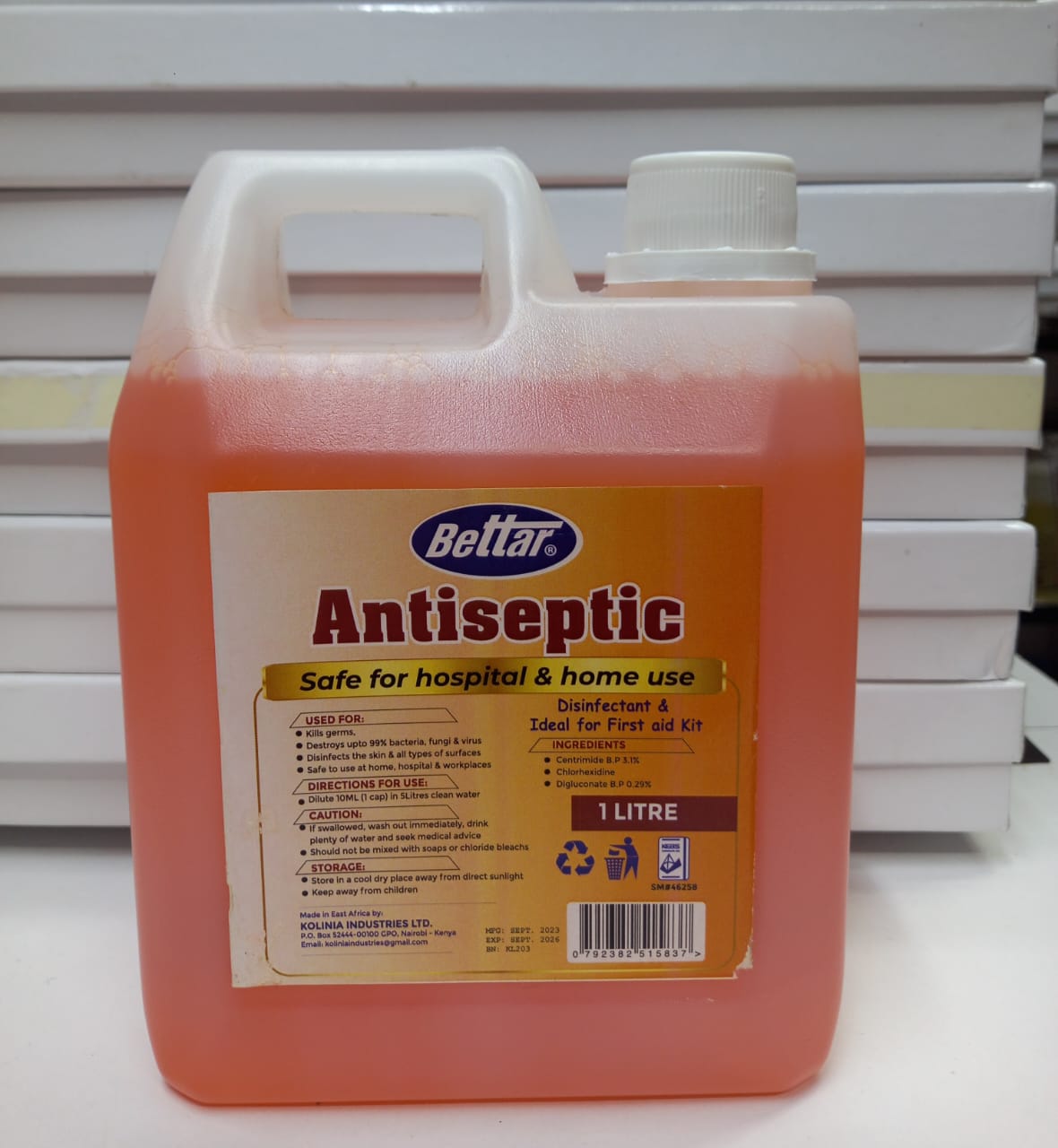 Guardian Essence: The Ultimate 1L Antiseptic Disinfectant – Your First Aid Companion