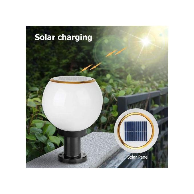 Jindian Solar Powered Outdoor Garden Yard Backyard Pillar Lamp