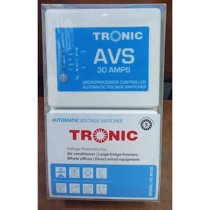 Tronic AVS 30 Amps Voltage Stabilizer AVS30 Heavy Duty Surge Protector