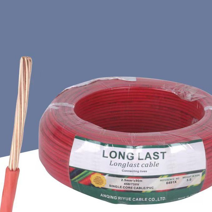 2.5 Mm LAST LONG Single Core Electrical Wiring Imported Cable Wire