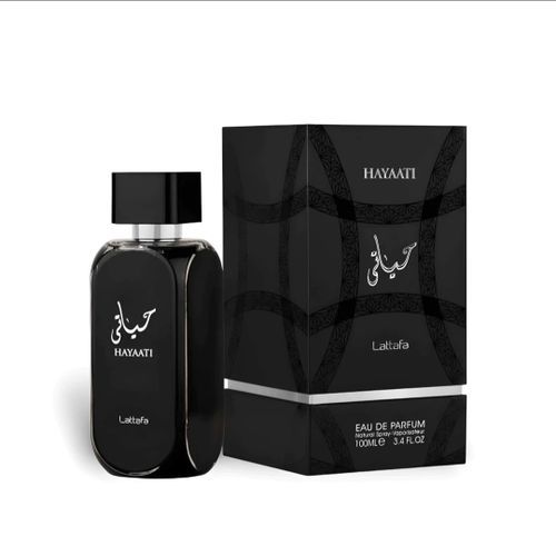 Hayaati Lattafa black Perfumes for men 100 ml