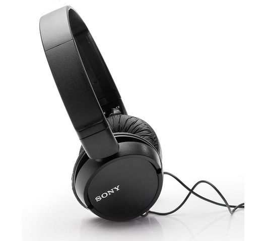 Original Sony MDR-ZX110AP Wired On-Ear Headphones - Black