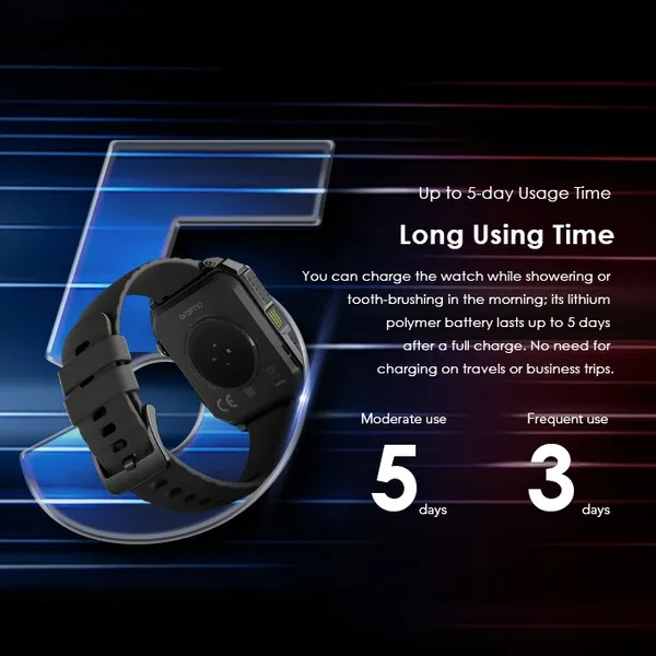 oraimo Watch Nova V 2.01" HD Video Watch Faces Smart Watch