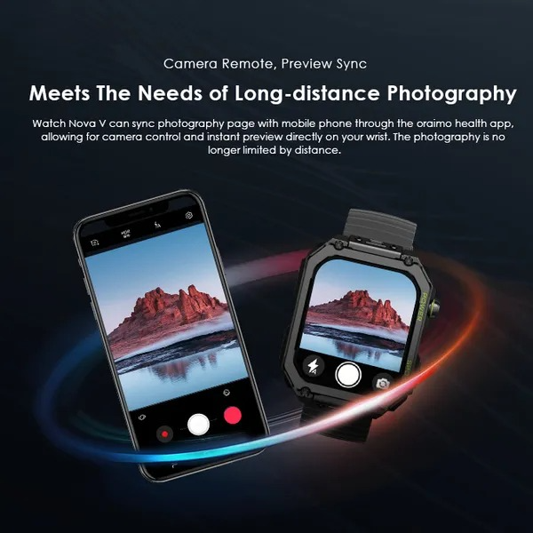 oraimo Watch Nova V 2.01" HD Video Watch Faces Smart Watch