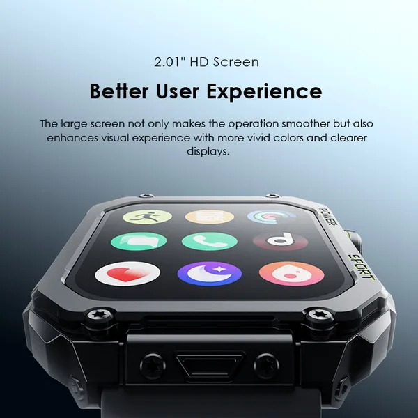 oraimo Watch Nova V 2.01" HD Video Watch Faces Smart Watch