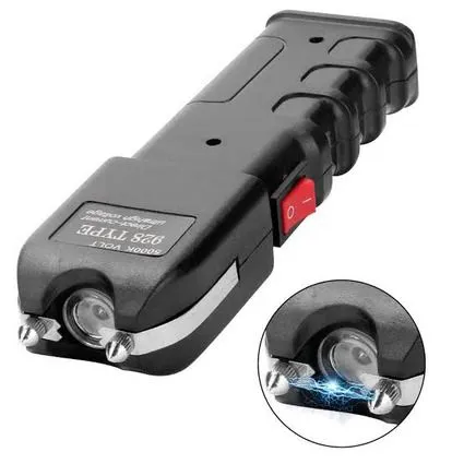 Heavy Duty Rechargeable with LED Stun Gun / Teaser with LED Flashlight
