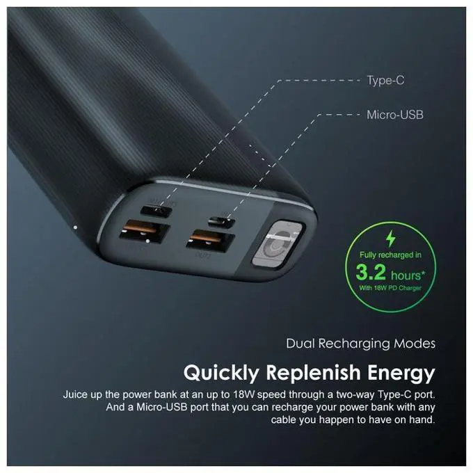 oraimo Traveler 4 Pro 20000mAh 20W Power Bank