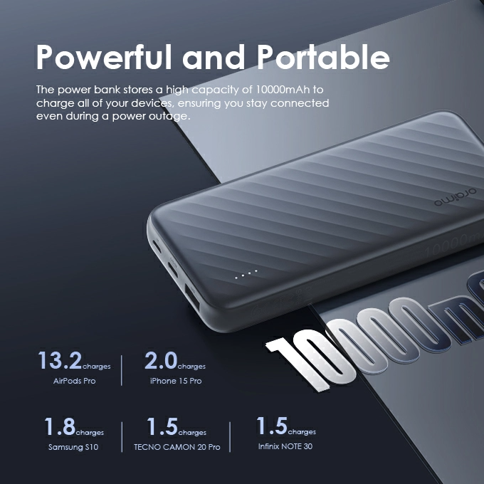 oraimo Slice Link Pro 10000mAh 22.5W Power Bank