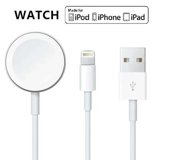 Wireless Magnetic Charger for Apple Watch - Fast Charging Cable for Series 8/7/6/5/4/3/2/1 - 3.3Ft
