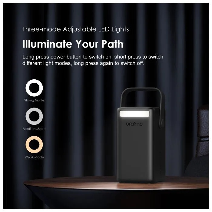 oraimo PowerBox 500 AniFast PD3.0 QC3.0 Four Output Ports 50000mAh Power Bank