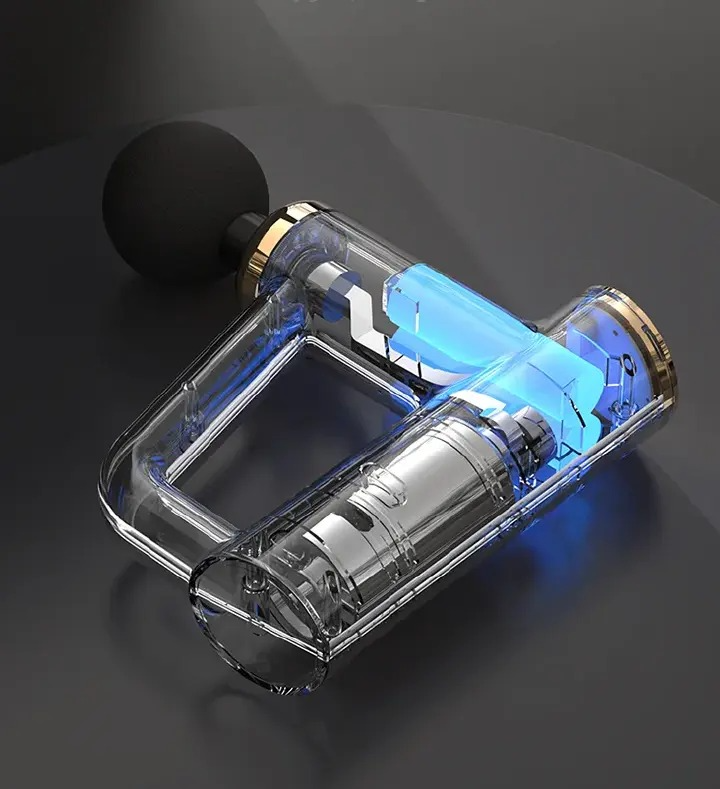 Portable Massage Gun Deep Tissue Percussion Muscle Massager for Fitness Super Quiet Electric Sport Body Fascia Gun Pain Relief