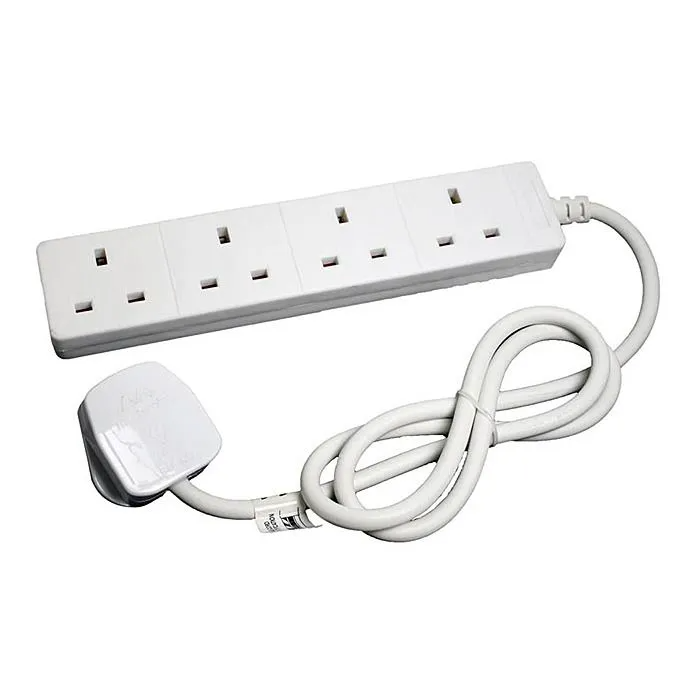 Itel 4 Way Extension Cable - White