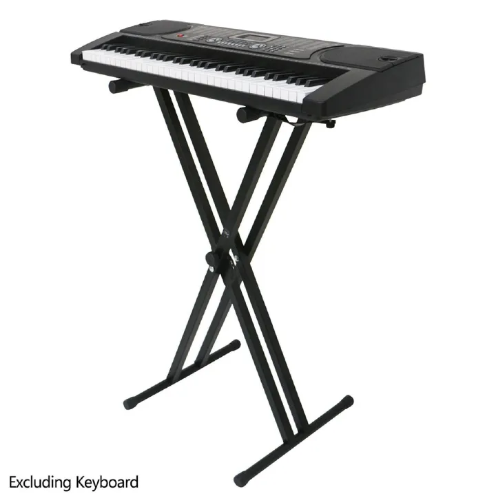 High Quality Heavy Duty Piano / Keyboard Stand With Locking Stands Double X Shape
